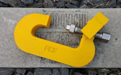 Mechanical clamp“G 743 ” for temporary junctions